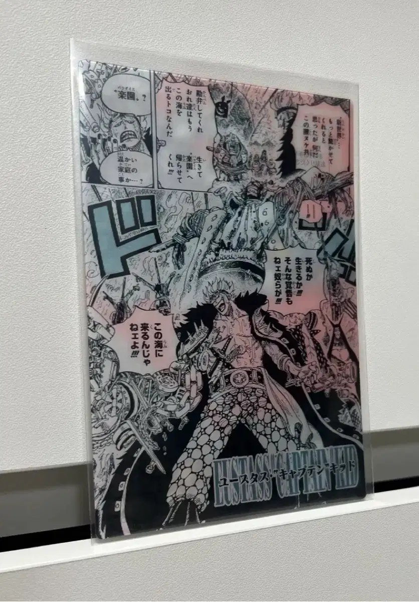 애니 원피스 (유스타스 키드) 렌티큘러 포스트 카드 엽서 굿즈 애니