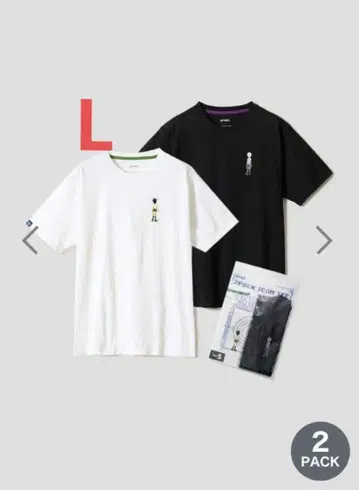 [그라니프] L 곤&키루아 헌터헌터 2팩 아이콘T셔츠