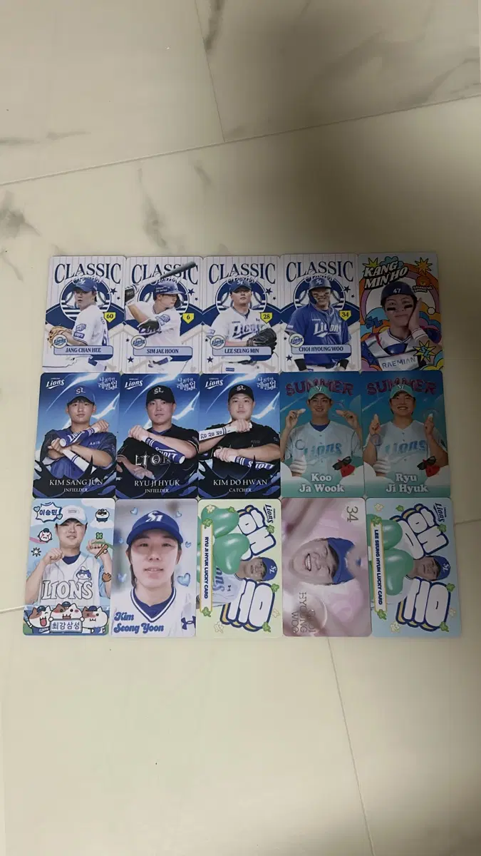 삼성라이온즈 포카 양도 및 교환합니다