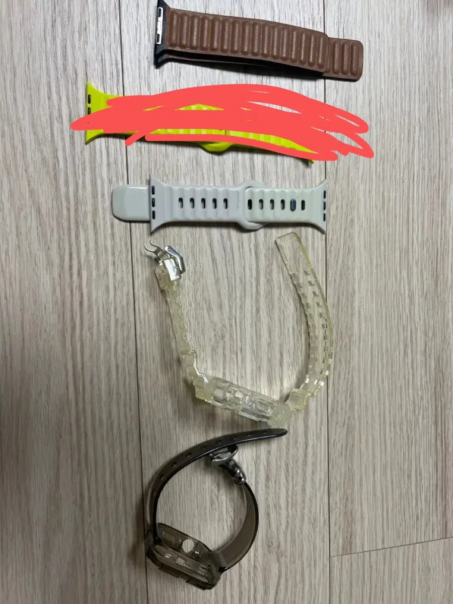 애플워치 44mm 스트랩 4개