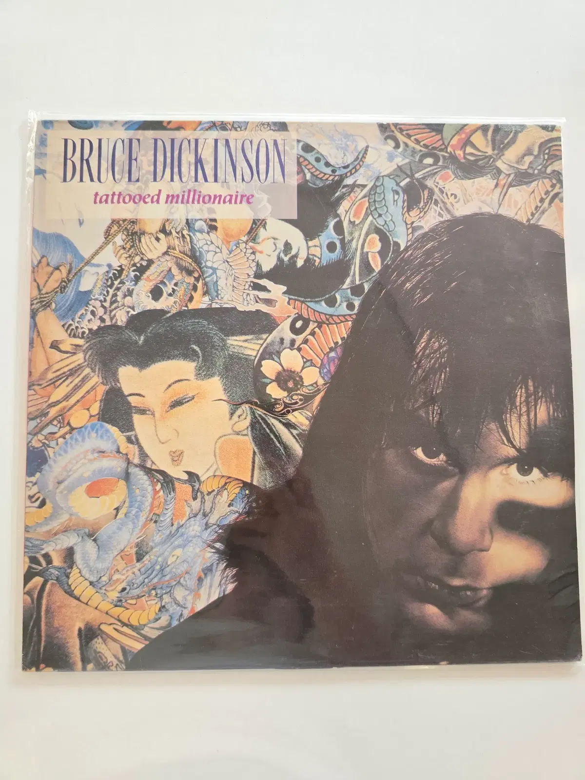 브루스 디킨슨 LP / Bruce Dickinson - Tattooed Millionaire /가사집 있음/ MINT