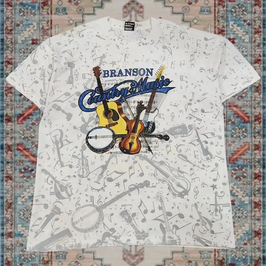 90s Made In USA 브랜슨 미주리 카운티 뮤직 티셔츠 XL