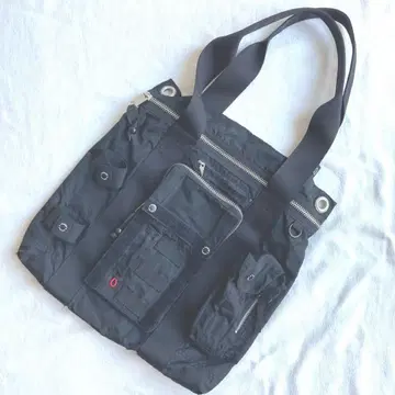 TOUGH jeansmith 라지 테크 토트 백 Y2K