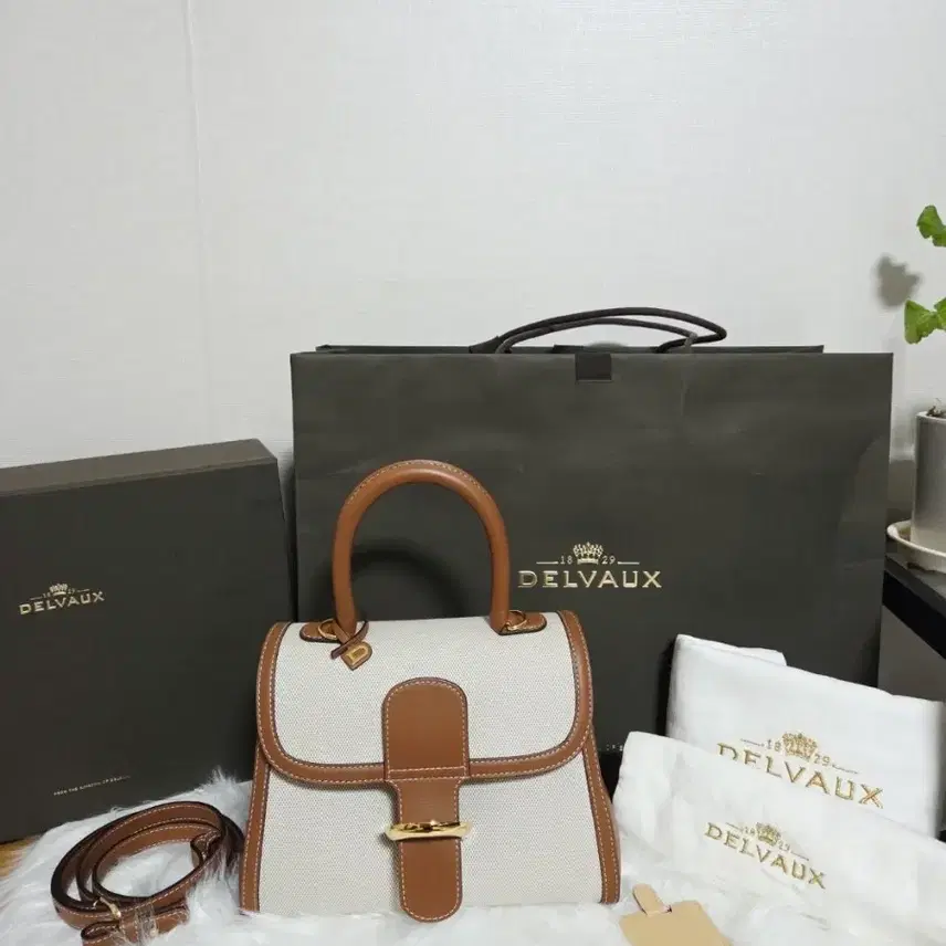 델보 델보(Delvaux)의 아이코닉 라인인 브리앙(Brillant) 캔버스 사진 1