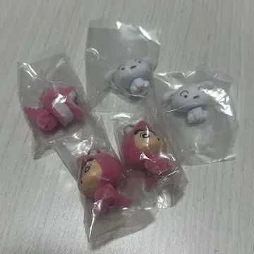 짱구는 못말려(크레용 신짱) 복슬복슬 플로키 인형 5개 세트