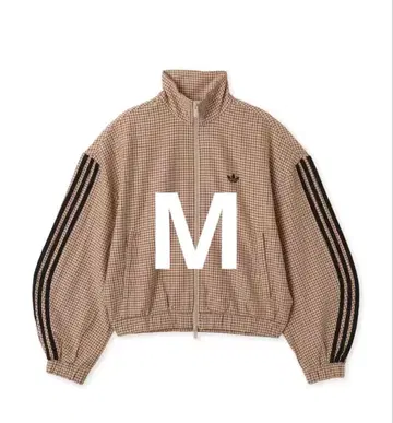 adidas 체크 트랙탑 베이지 M 사이즈