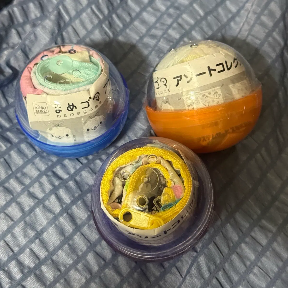 산엑스 마메고마 어소트 컬렉션 가챠 파우치 토트백 장바구니