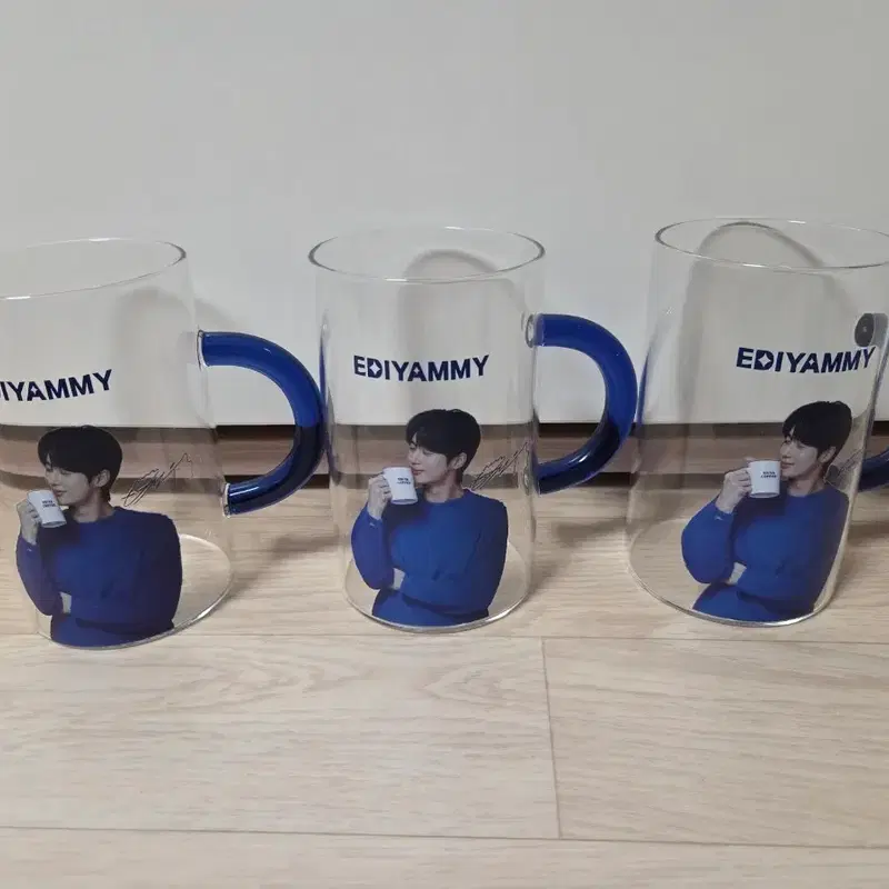 변우석 이디야 유리컵