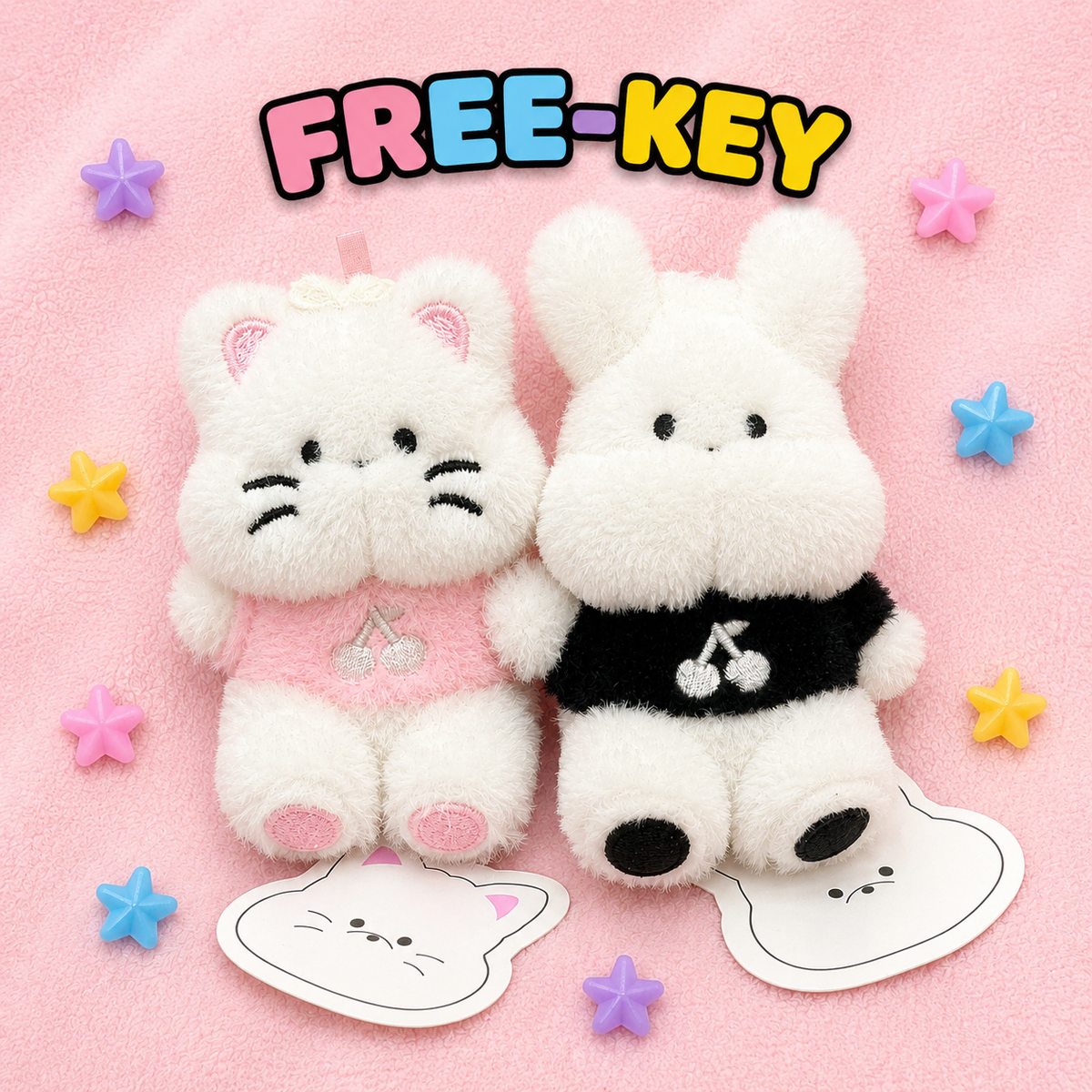 [새상품] 플러피 친구들 인형 키링