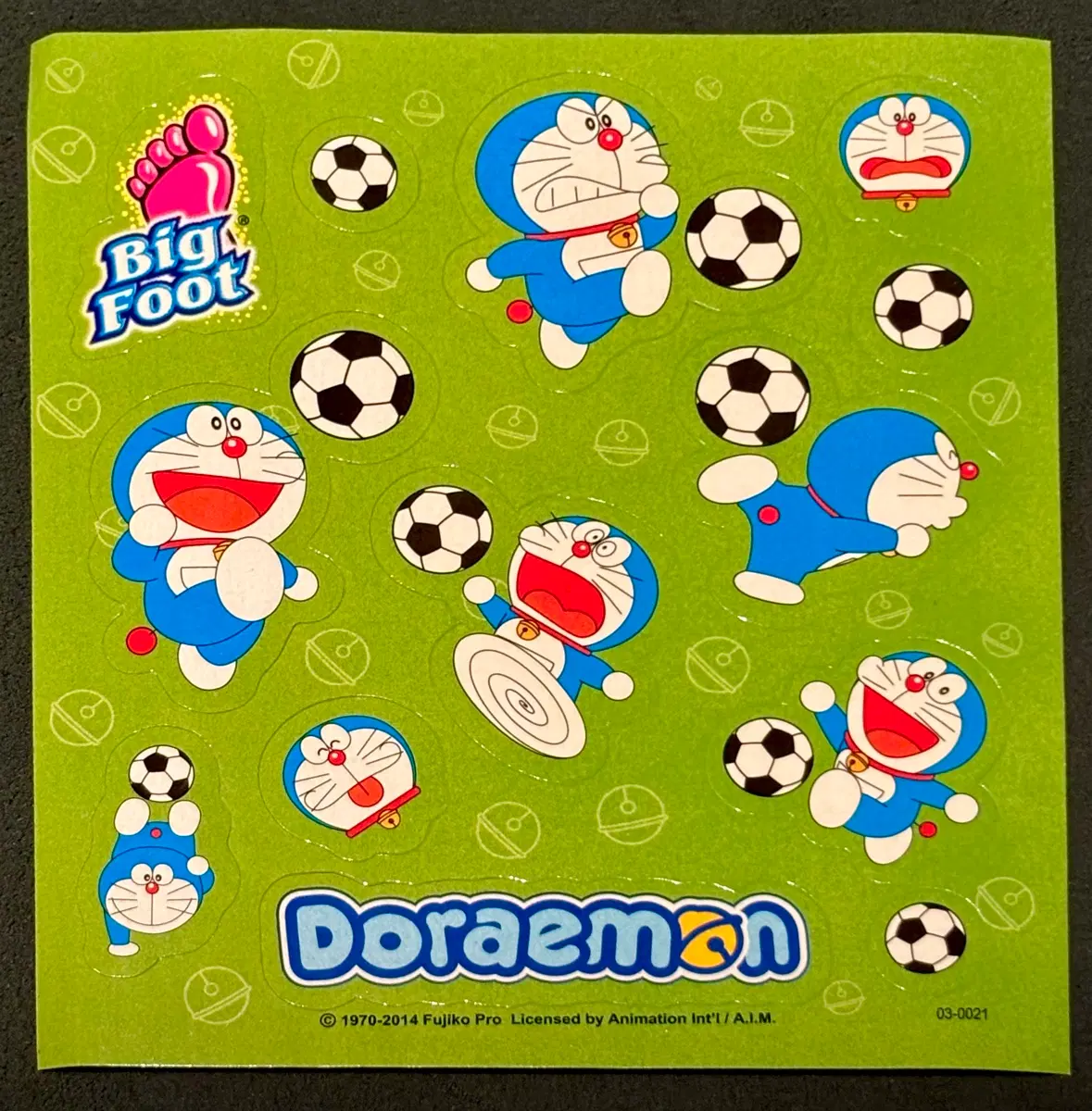 도라에몽 고전 스티커 - 빅풋 축구