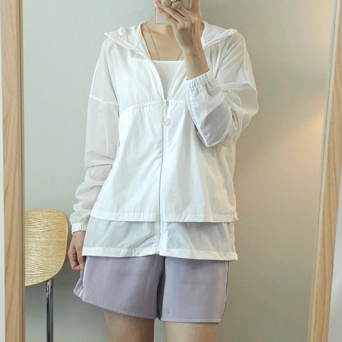 (S)뮬라웨어 여성 긴팔 바람막이 윈드브레이커 M20W4630