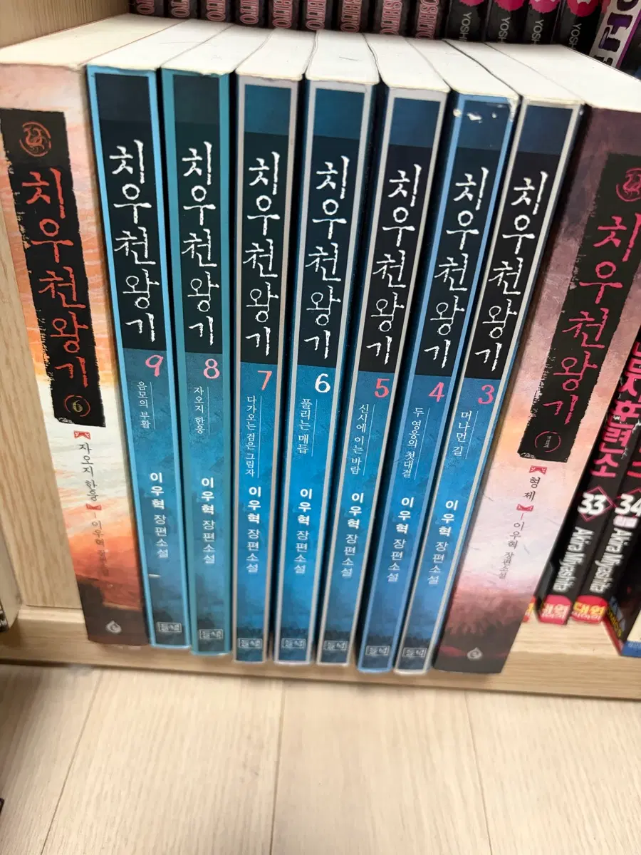 치우찬왕기 소설 판매합니다