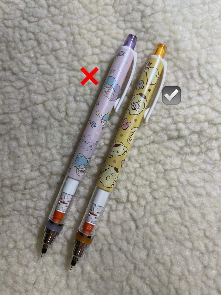 산리오 폼폼푸린 폼푸 쿠루토가 샤프 0.5mm