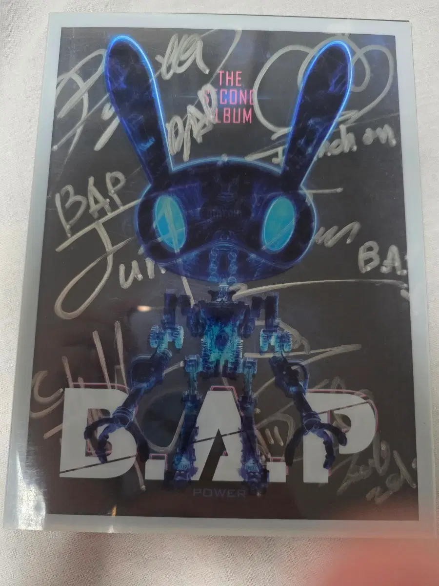 B.A.P 파워 THE 2ND ALBUM 앨범 사인