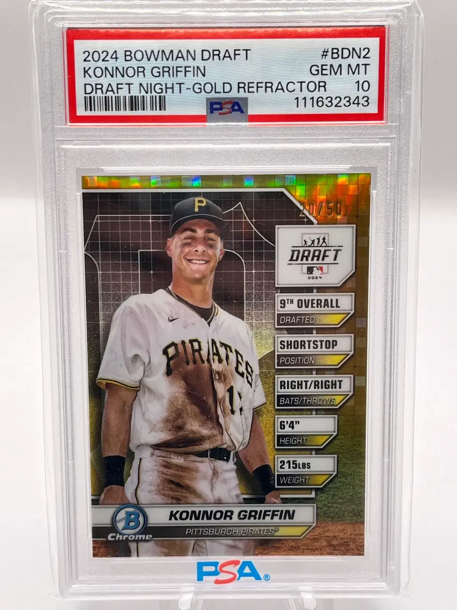 [psa10/50] 2024 Bowman 코너 그리핀 골드