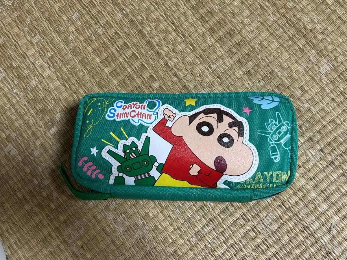 짱구 건담로봇 필통 파우치 새상품