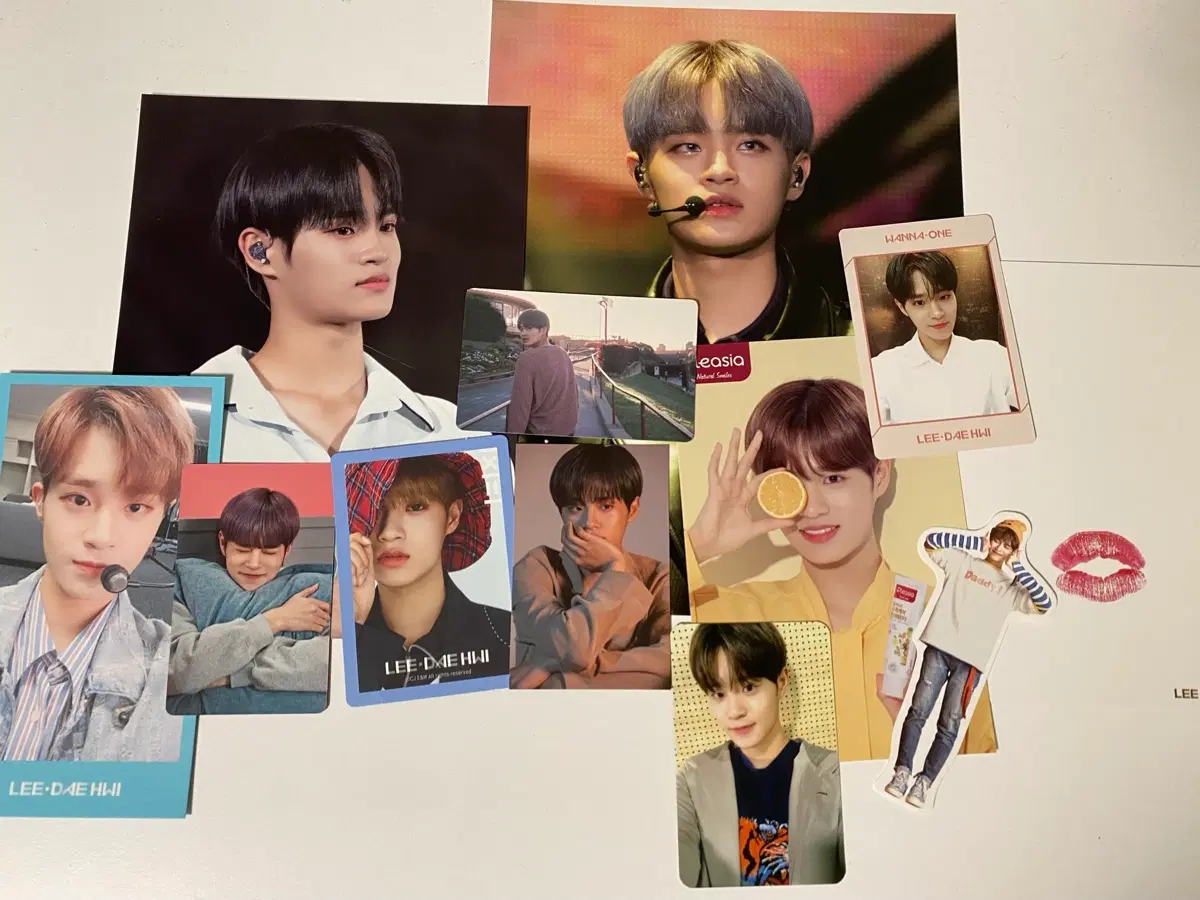 일괄) 이대휘 AB6IX 워너원 포카 포토카드 엽서