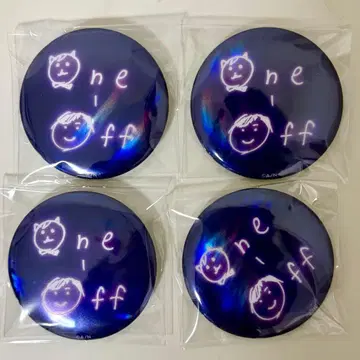 사카키네스 One-OFF 캔뱃지 4개 세트