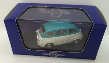 BRUMM 1/43 FIAT 600 MULTIPLA D 1960 TURCHESE/GRIGIO BIACCA R333-05