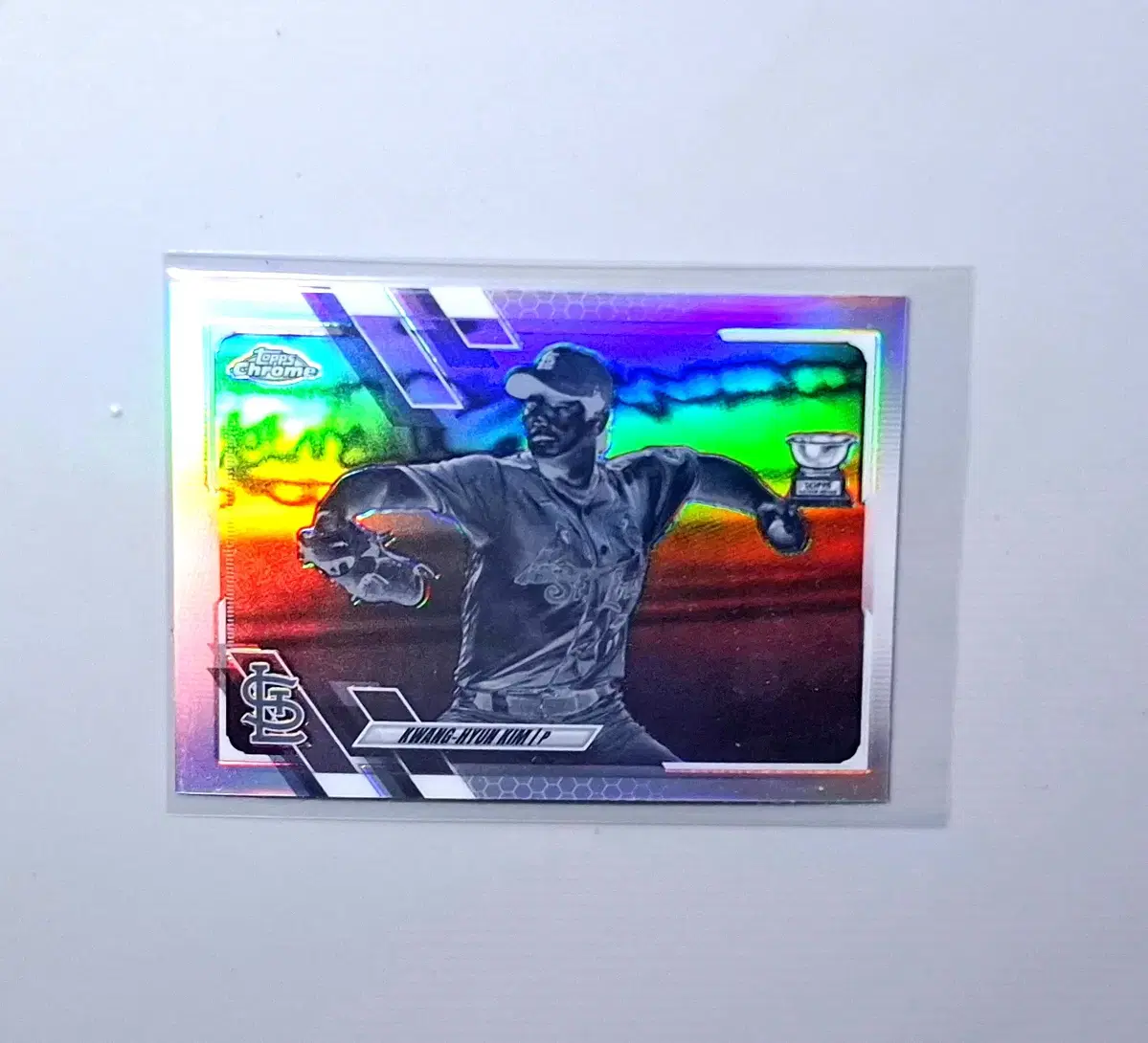 MLB 김광현 네거티브 리플렉터 SP 2021 탑스크롬 SSG