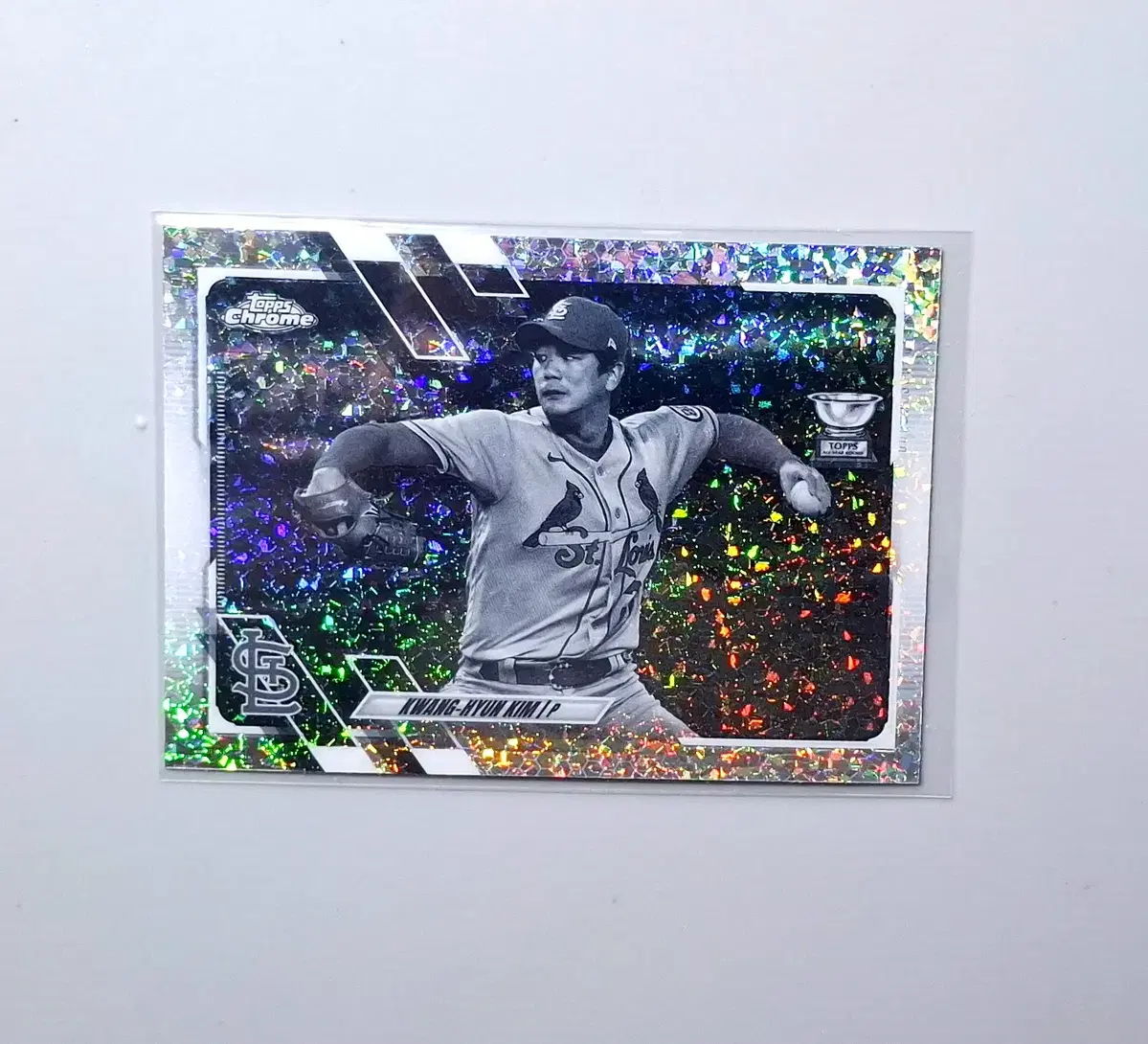 MLB 김광현 블랙미니다이아몬드 리플렉터 SP 2021 탑스크롬 SSG