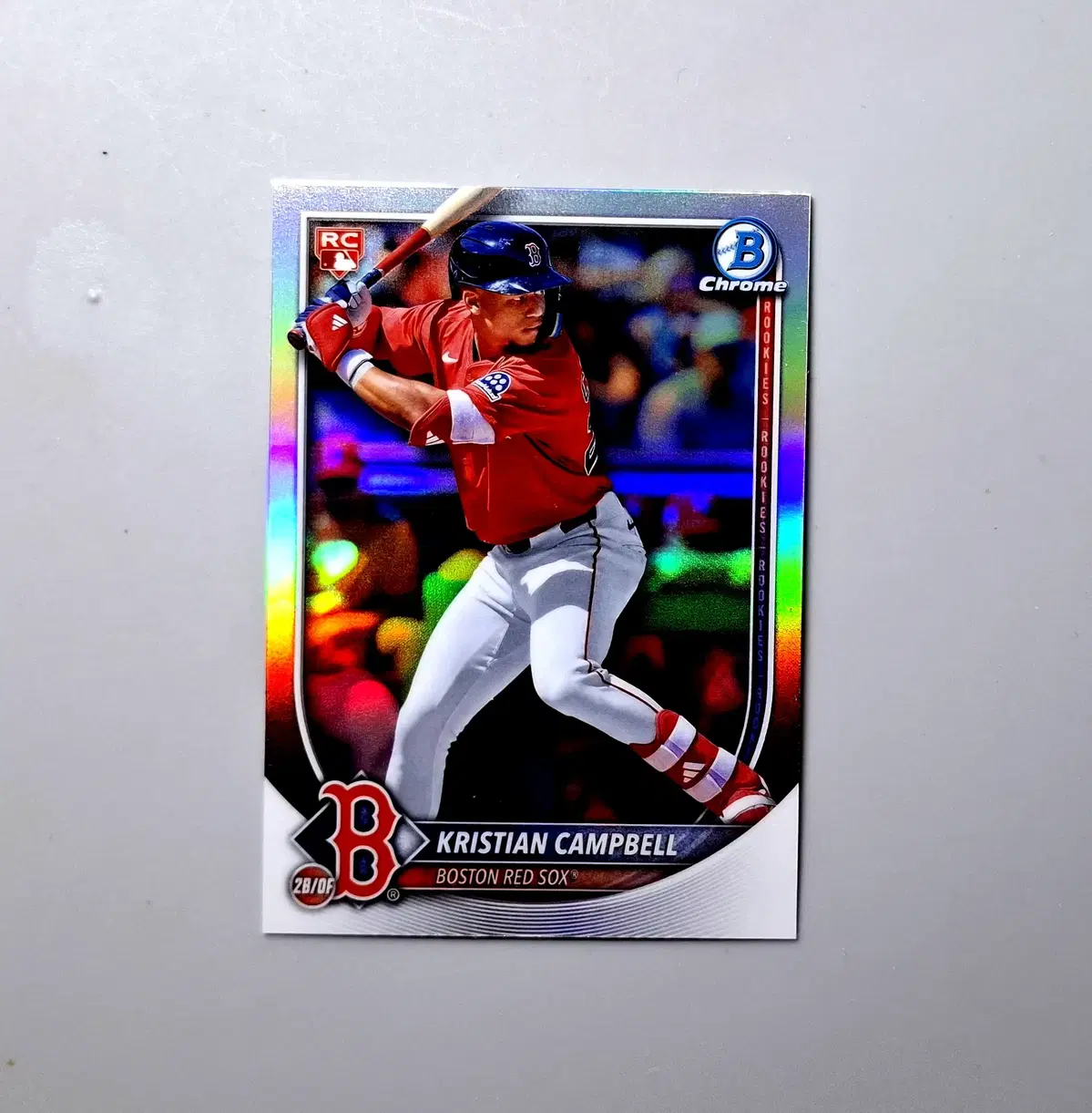 MLB 크리스티안 캠벨 루키 레드로고 리플렉터 SP 보우먼크롬 보스턴