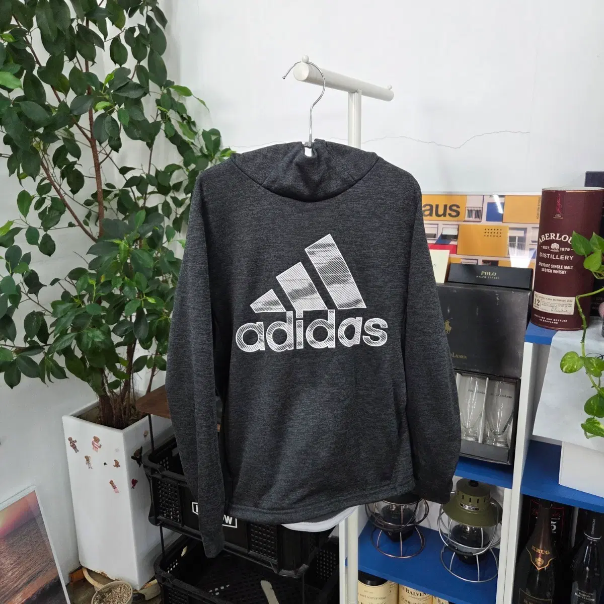 아디다스 키즈 후드 티셔츠 140