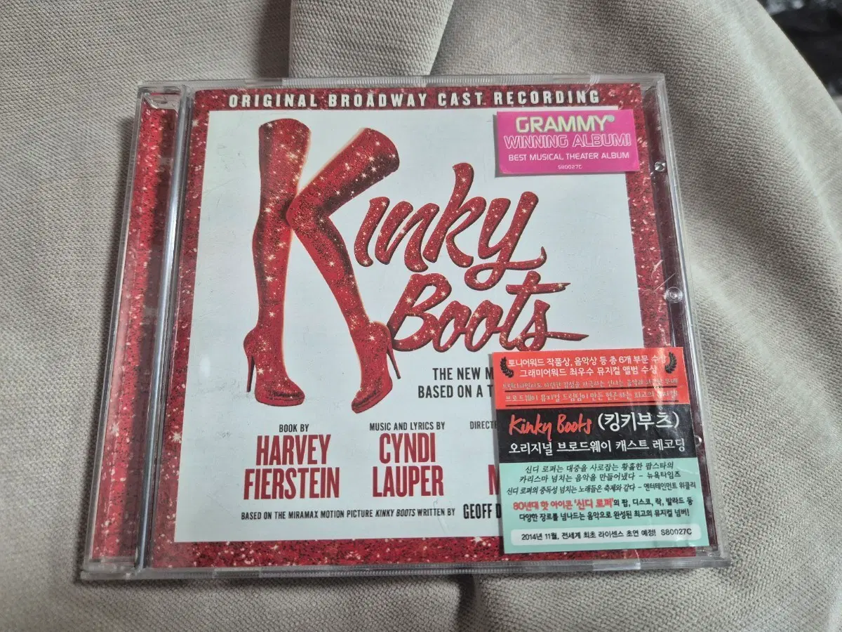 킹키부츠오리지널 브로드웨이 캐스트 레코딩 CD