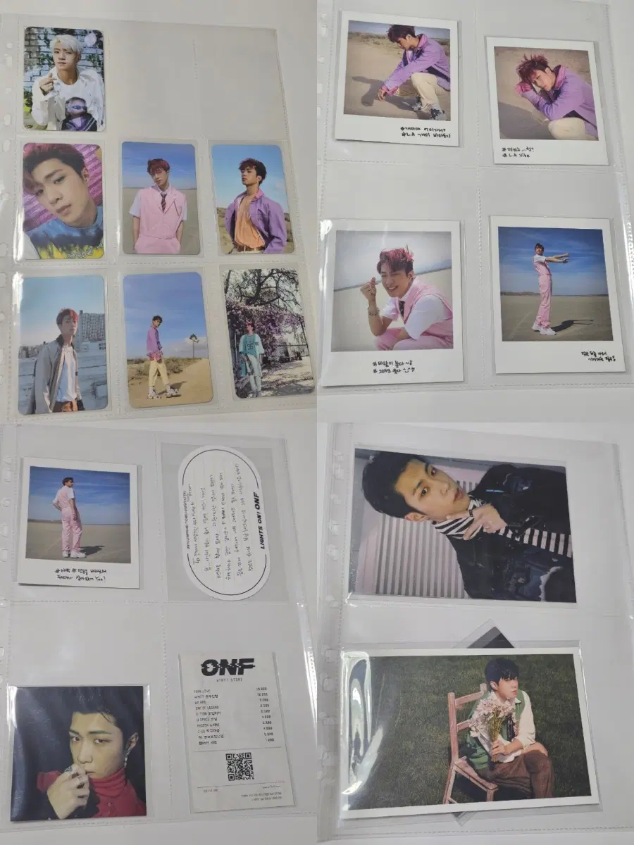 Onf wyatt poca unreleased photocard Re:Verse Con tc store pola bulk wts