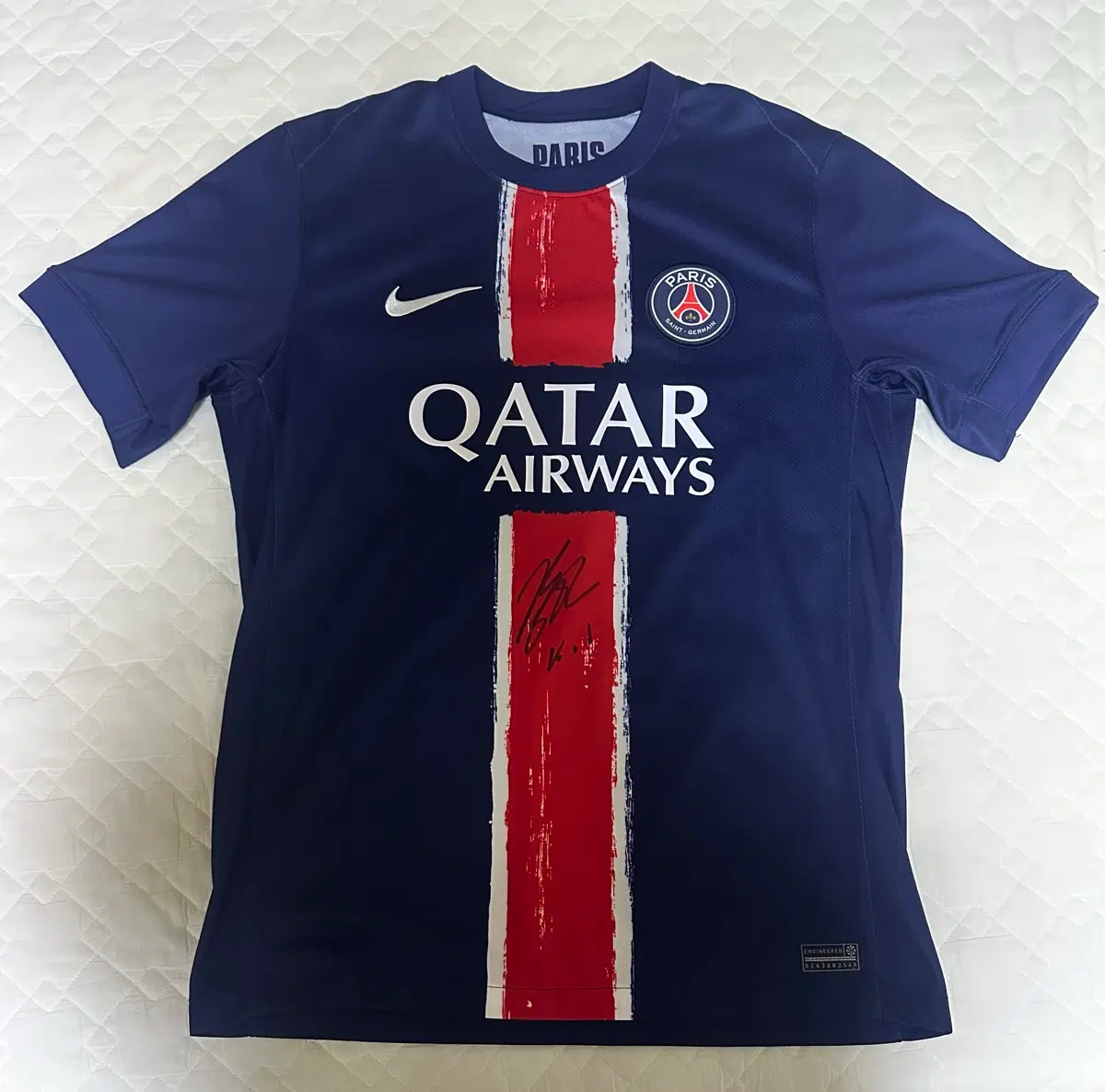 PSG 이강인 친필 싸인 유니폼 파리생제르망 24/25시즌 m사이즈