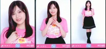 노기자카46 회장 한정판 브로마이드 시바타 유나 한여름 전국 투어 2026 티셔츠 가나가와 ver. 컴프