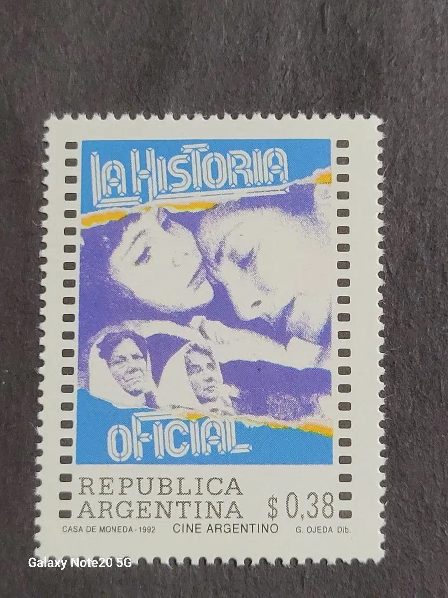 1992년 아르헨티나 영화 오피셜스토리기념 우표La Historia Oficial