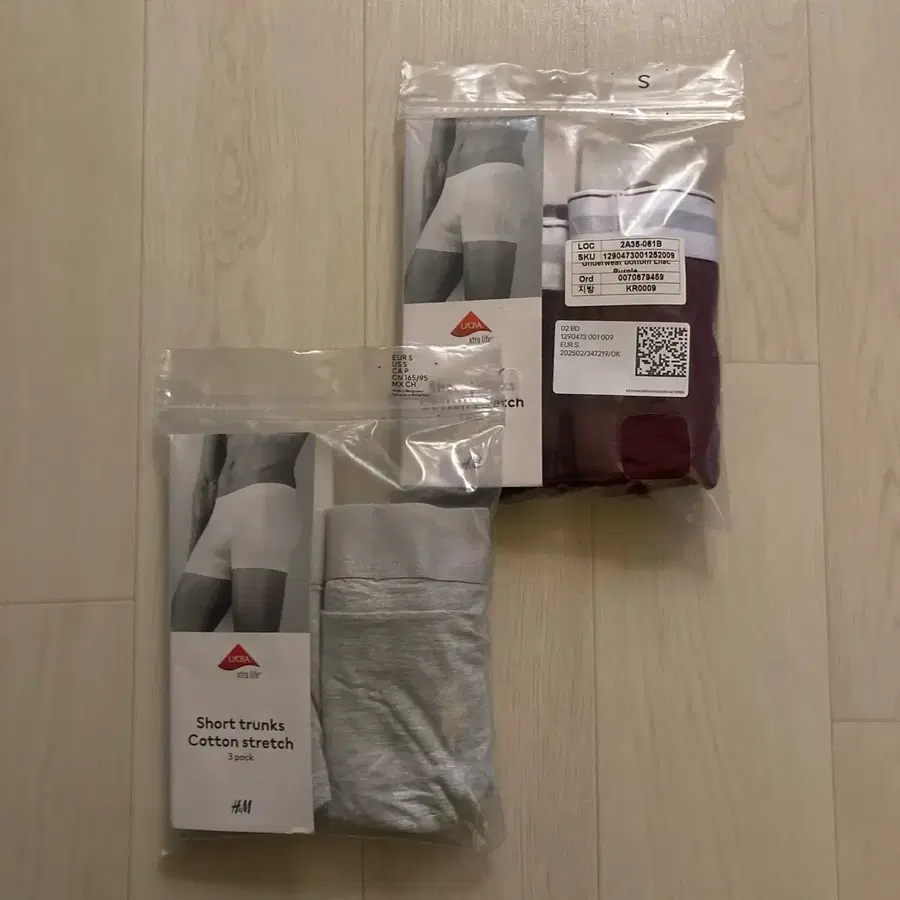 [S size] H&M 남성 코튼 스트레치 드로즈 S 2종(4장가격)