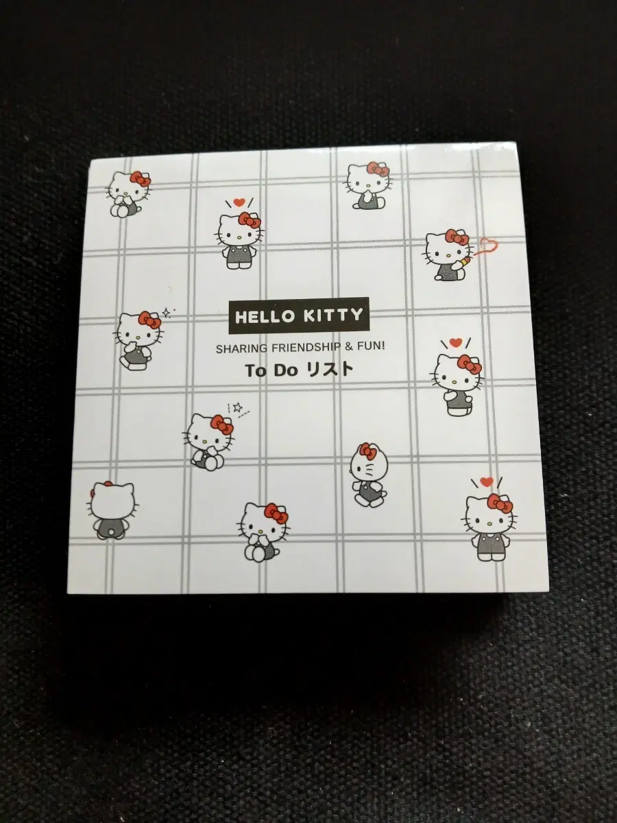 키티 투두리스트 메모지