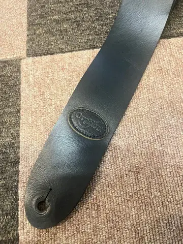 Ovation 가죽 기타용 스트랩 블랙 정품 블랙 귀중