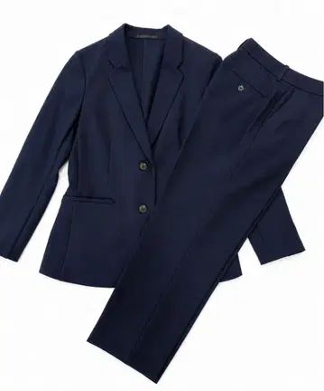[ 거의 새상품 상하의 세트 ] UNIQLO 칸도우 자켓 슬림 팬츠 수트