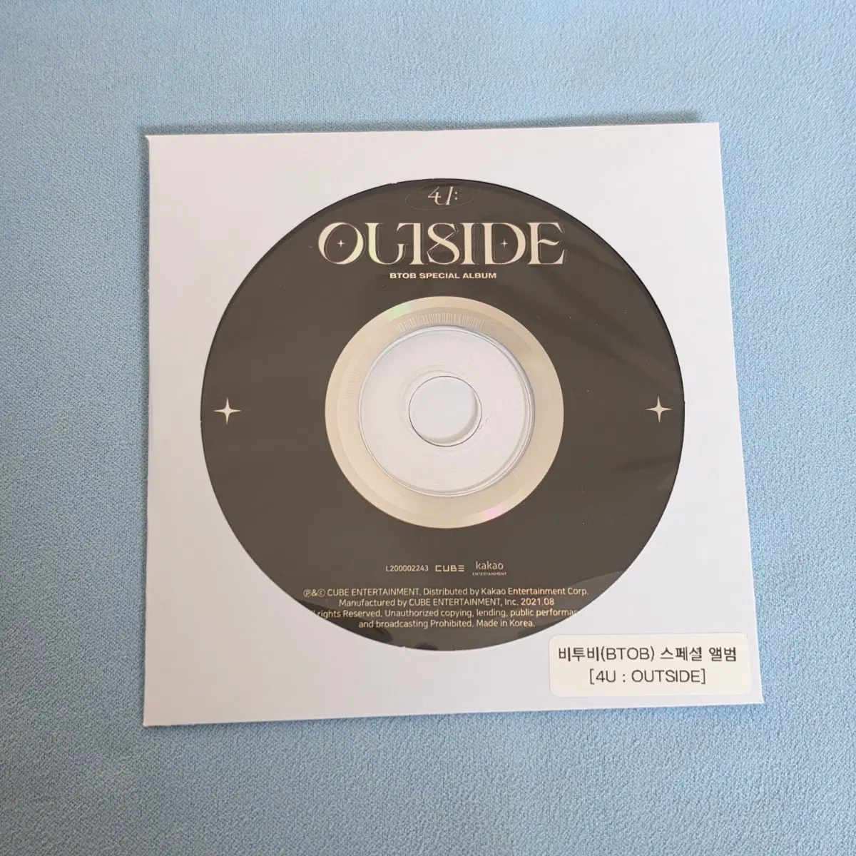 비투비(BTOB) 스페셜 앨범 [4U : OUTSIDE] 아웃사이더 CD