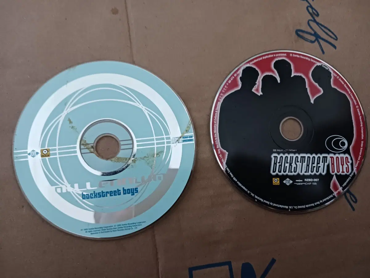 백스트리트 보이즈 CD 2장