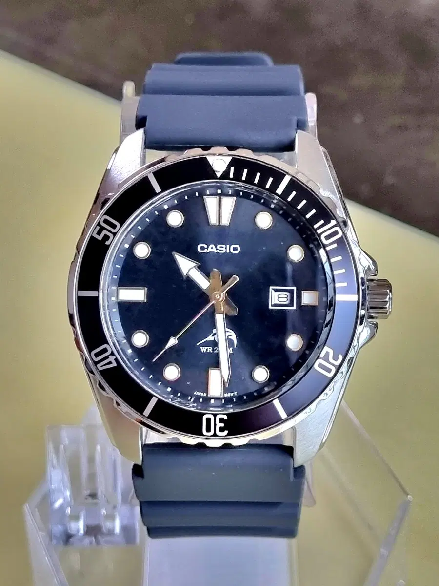 커스텀 빈티지 극미품 CASIO MDV-106 흑새치 청새치 금새치 밀리터리 군사워치 다이버 카시오시계