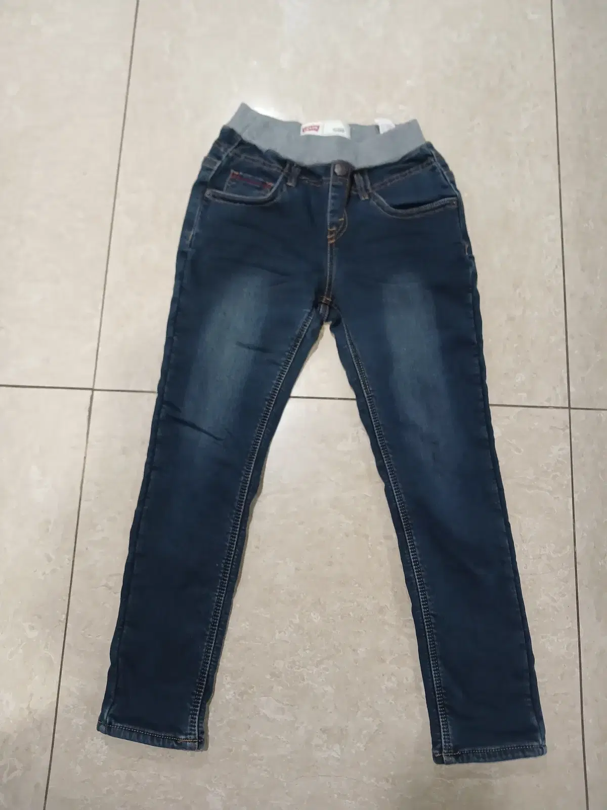 리바이스 키즈(Levi's Kids) 밴딩 데님 팬츠 130