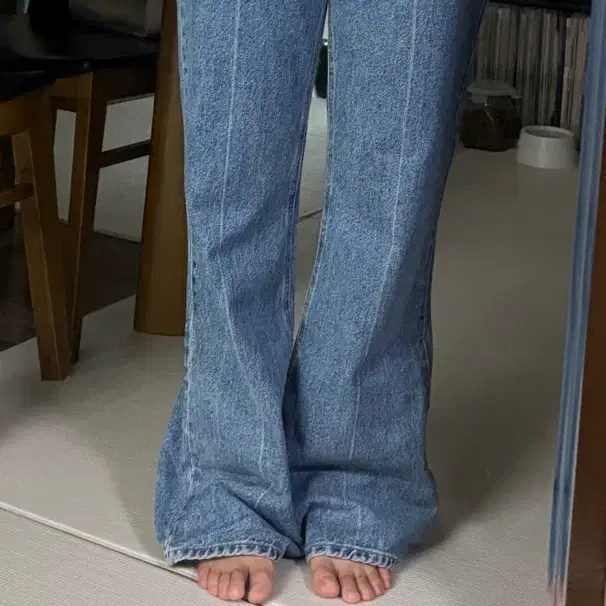 빈티지 통청바지 부츠컷