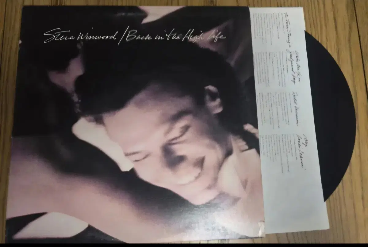 스티브 윈우드(Steve Winwood)_Back in High Life_LP USA