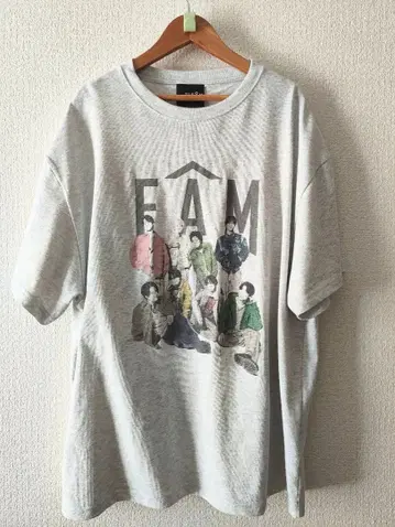 timelesz LIVE TOUR 2025 FAM 티셔츠 멜란지 화이트