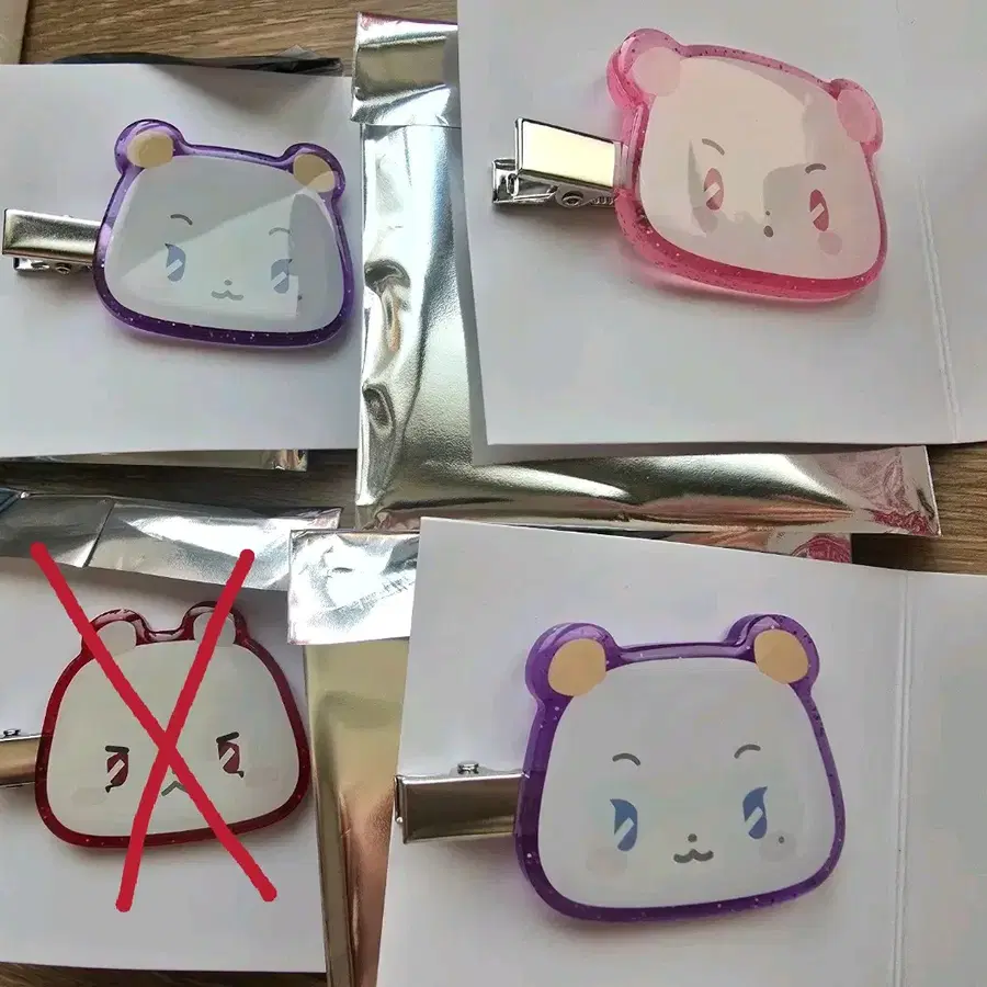 일본한정 므메미무 헤어핀(일괄구매 반택무료)