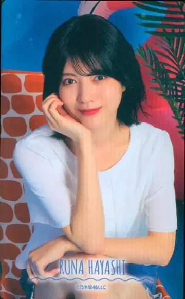 노기자카46 튜브 너머의 서머 블루 하야시 루나 [B상] 스티커