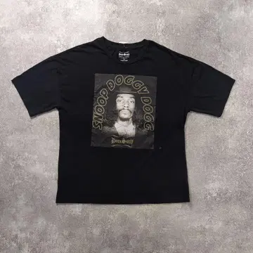 SnoopDogg 스눕 독 DoggSupply 블랙 포토 프린트 T셔츠 L