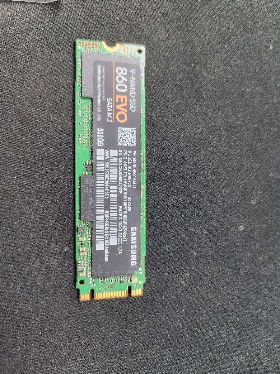 삼성전자 860 EVO SATA M.2 SSD 500GB