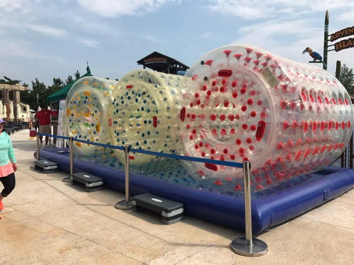 (새것)7x3.5x0.4m 다용도 어린이 풀장 워터롤러 워터볼 볼풀 낮은 수영장