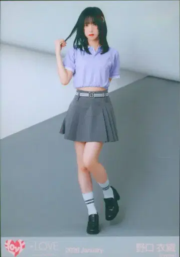 =LOVE 2026년 1월 랜덤 브로마이드 노구치 이오리 2026 January (개별 피케 셔츠) 히키