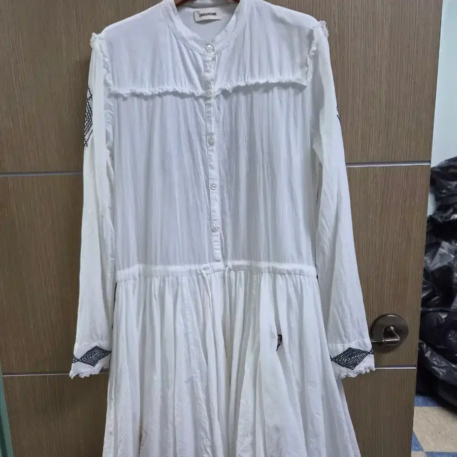 쟈딕앤볼테르 면자수 원피스